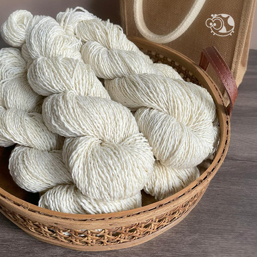 【手染白胚】手工diy染色原材料白胚纱羊毛圈圈线马海毛亚麻棉线