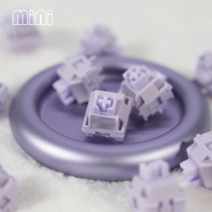 【Minikeys x HMX】麻薯轴 防尘壁闷轴 顺滑轻压力码字轴体 Mochi