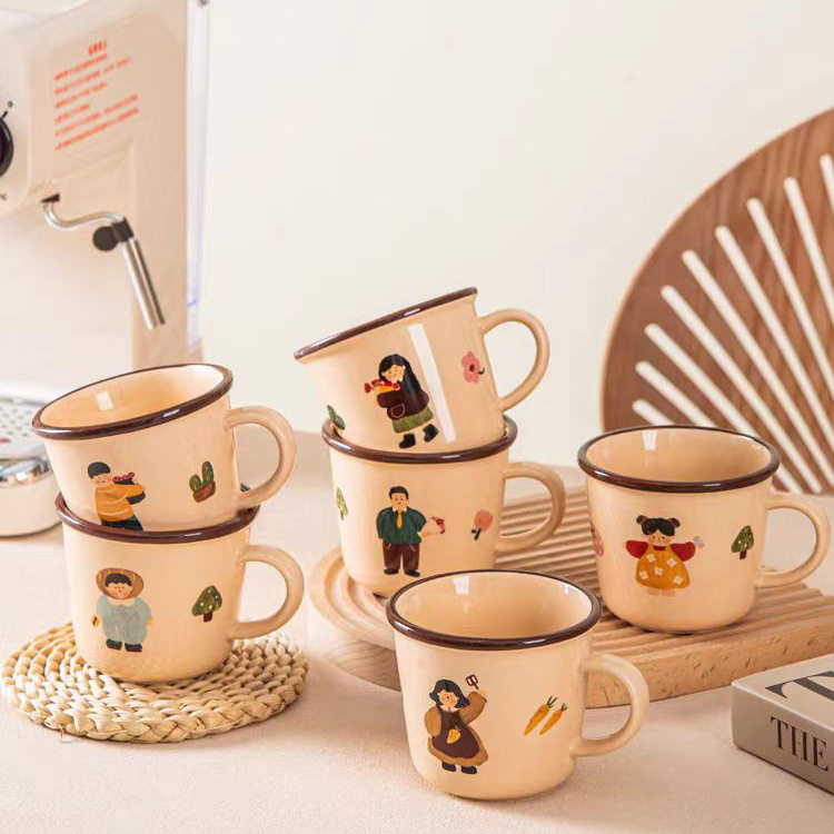 批发一家人创意马克杯高颜值卡通陶瓷杯家用亲子早餐杯可爱伴手礼,餐饮具,咖啡杯,淘宝优惠券,粉丝福利购,淘宝优惠卷