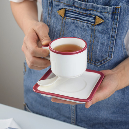 欧式咖啡杯套装拿铁杯英式陶瓷