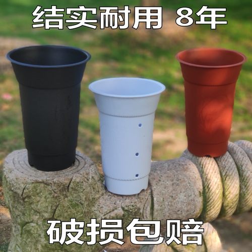 兰花盆塑料专用兰花花盆仿紫砂加厚兰草盆带孔透气多肉盆景种植盆 - 封面