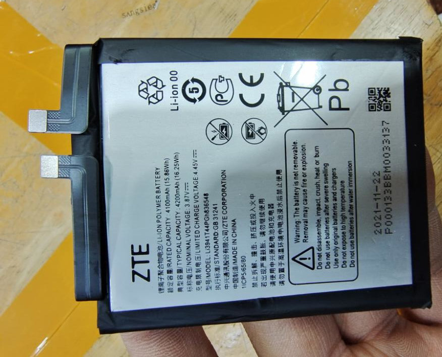 中兴LI3941T44PGH836548电池