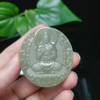 天然和田玉八大守护神十二生肖六