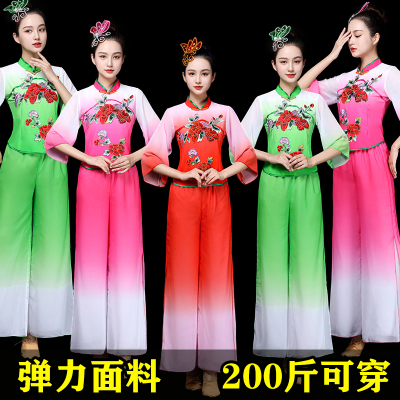 中老年新款民族风演出服