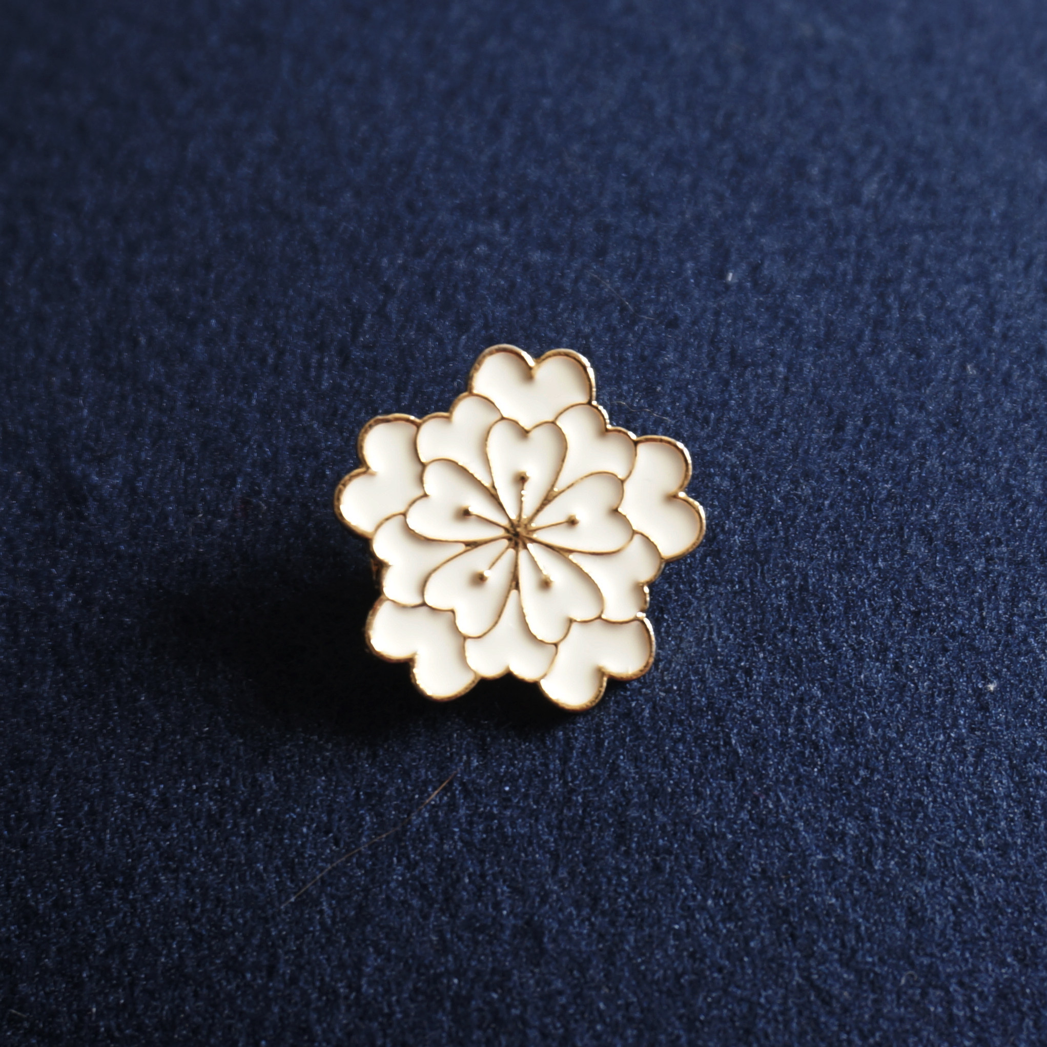 柔山 想见你 重樱 jk制服胸针女徽章校供感樱花原创自制毛衣西装