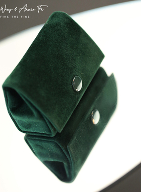 限量返场意大利面料中长款首饰收纳袋 质感超好 戒指耳环项链收纳