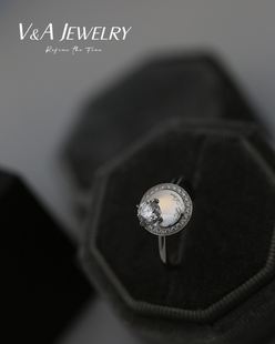 VA盾牌钻戒指尾戒 Ad Astra 循此苦旅以达星辰