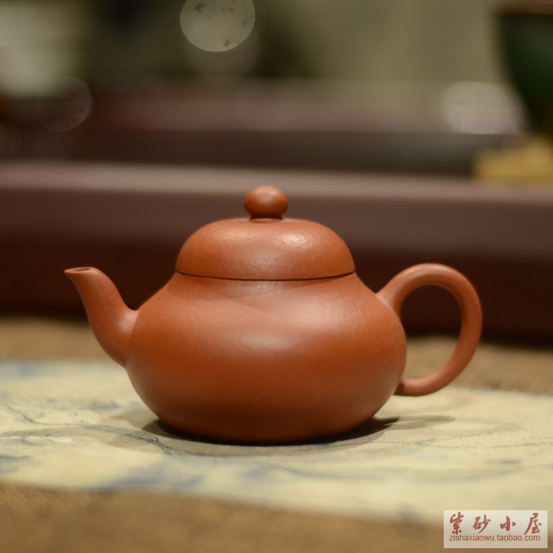 民间艺人宜兴原矿朱泥功夫茶具