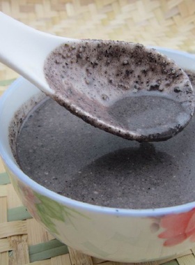 【阿静磨坊】现磨熟黑芝麻核桃黑米黑豆粉黑谷粉600g黑色食材营养