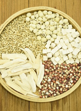 现磨熟铁棍怀山药薏米芡实莲子茯苓熟粉500g 郭老师五行粉脾胃散