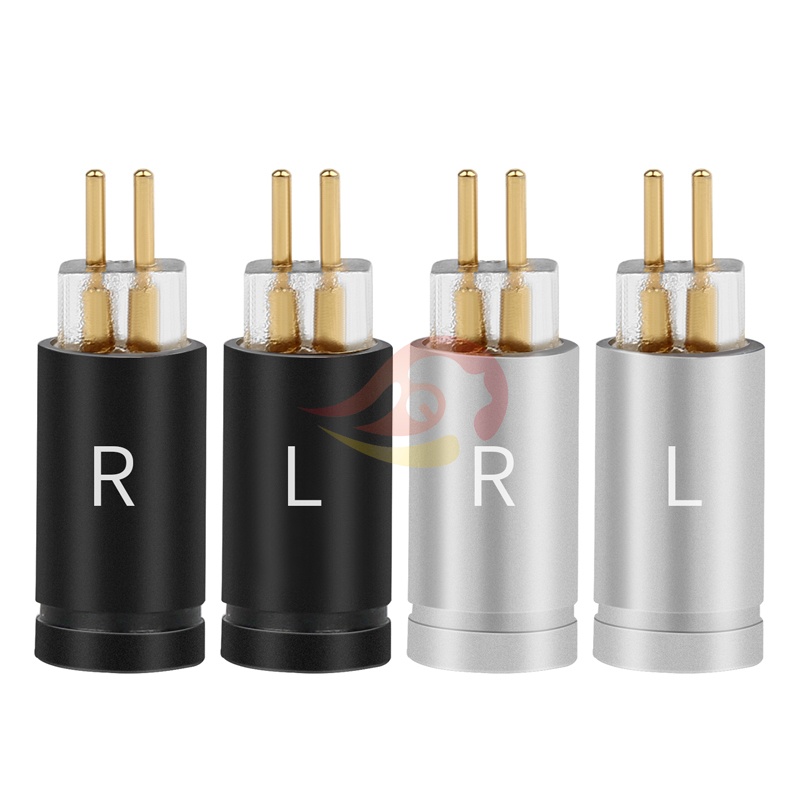 透明细沙一道杠大孔径0.78插头W4R UE18 UE11 UM3X 0.78mm插针