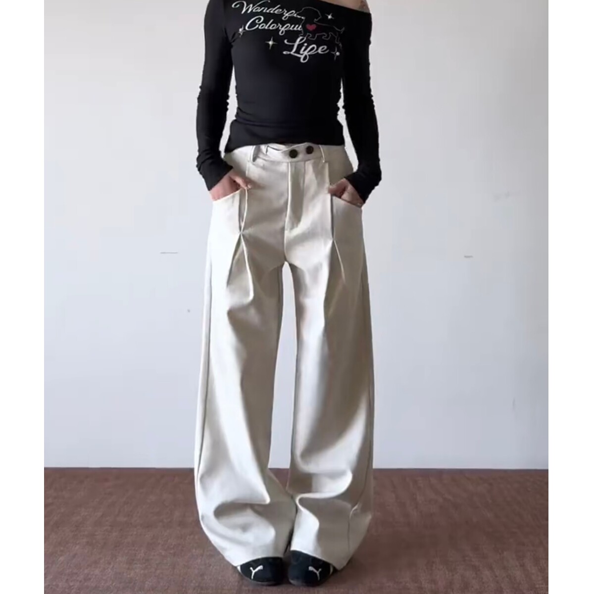 现货春季男女宽松西裤8045p53,男装西裤,星座517-5