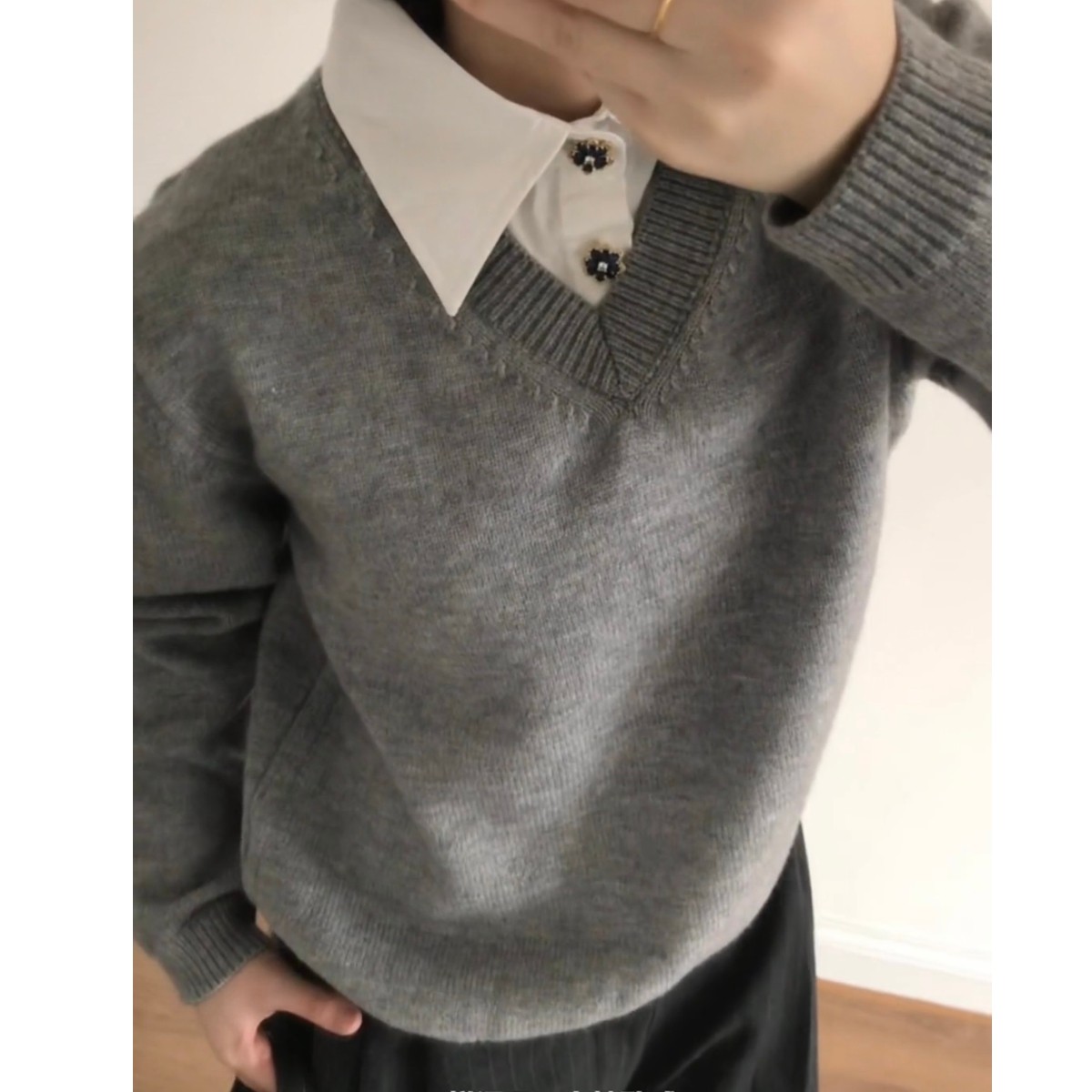 现货春季假两件毛衣M089P65，男装针织衫/毛衣，星座517-5