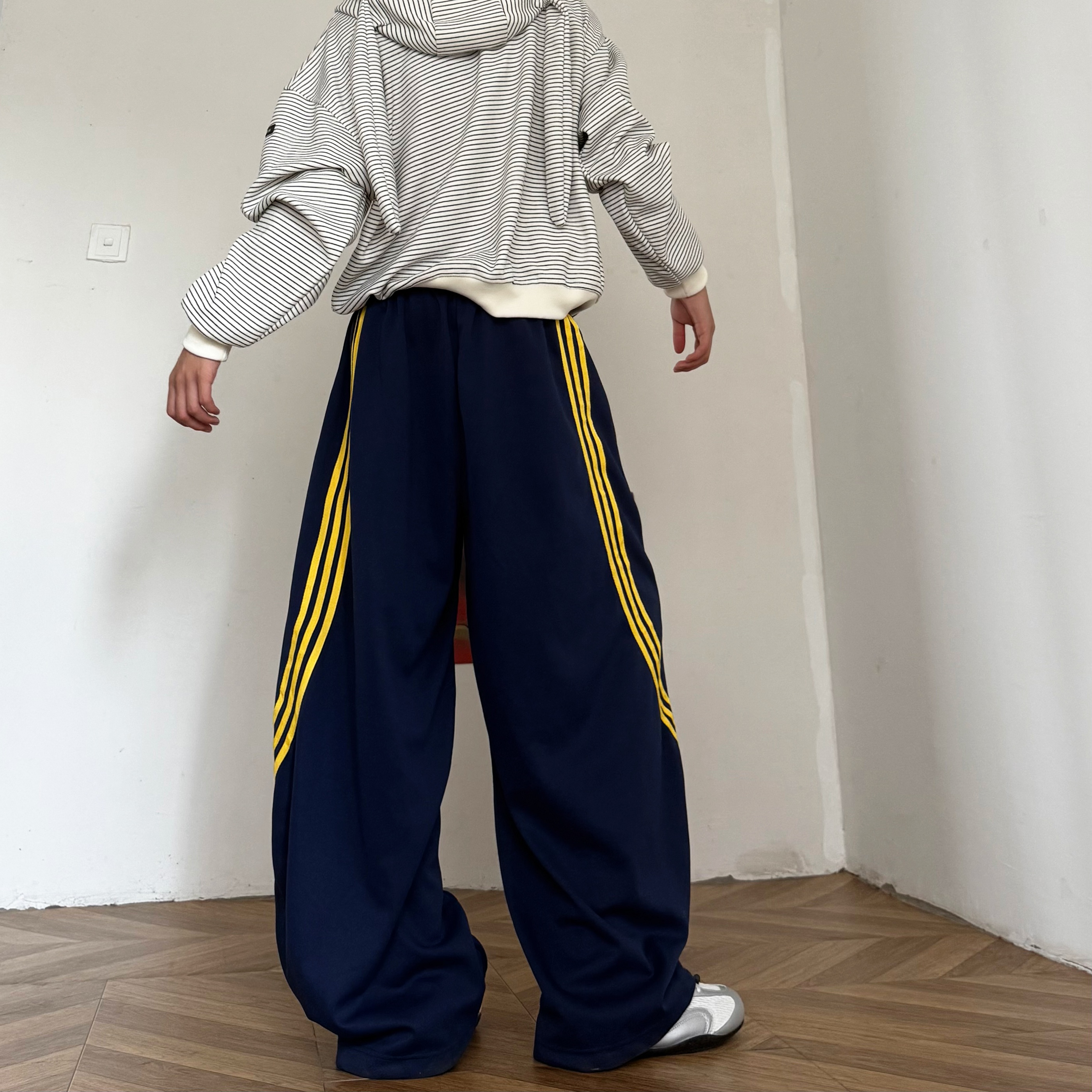 三条杠运动裤8013p35，女装休闲裤，星座517-5