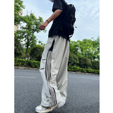双头拉链刺绣男女拖地宽松三杆速干裤6618P65控88，男装休闲裤，星座517-5