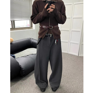 男女宽松直筒西裤 6027p48