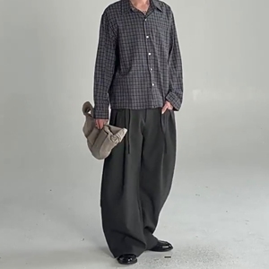 现货 春季男女格子衬衫C030P40图片