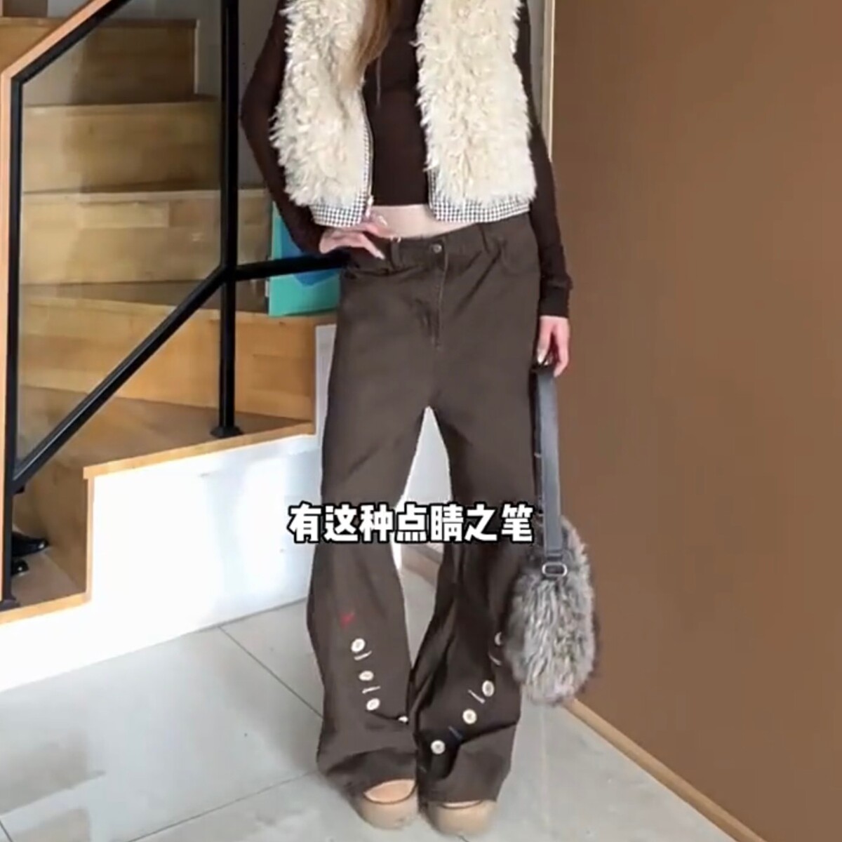 现货 春季男女宽松工装休闲裤8279p55图片