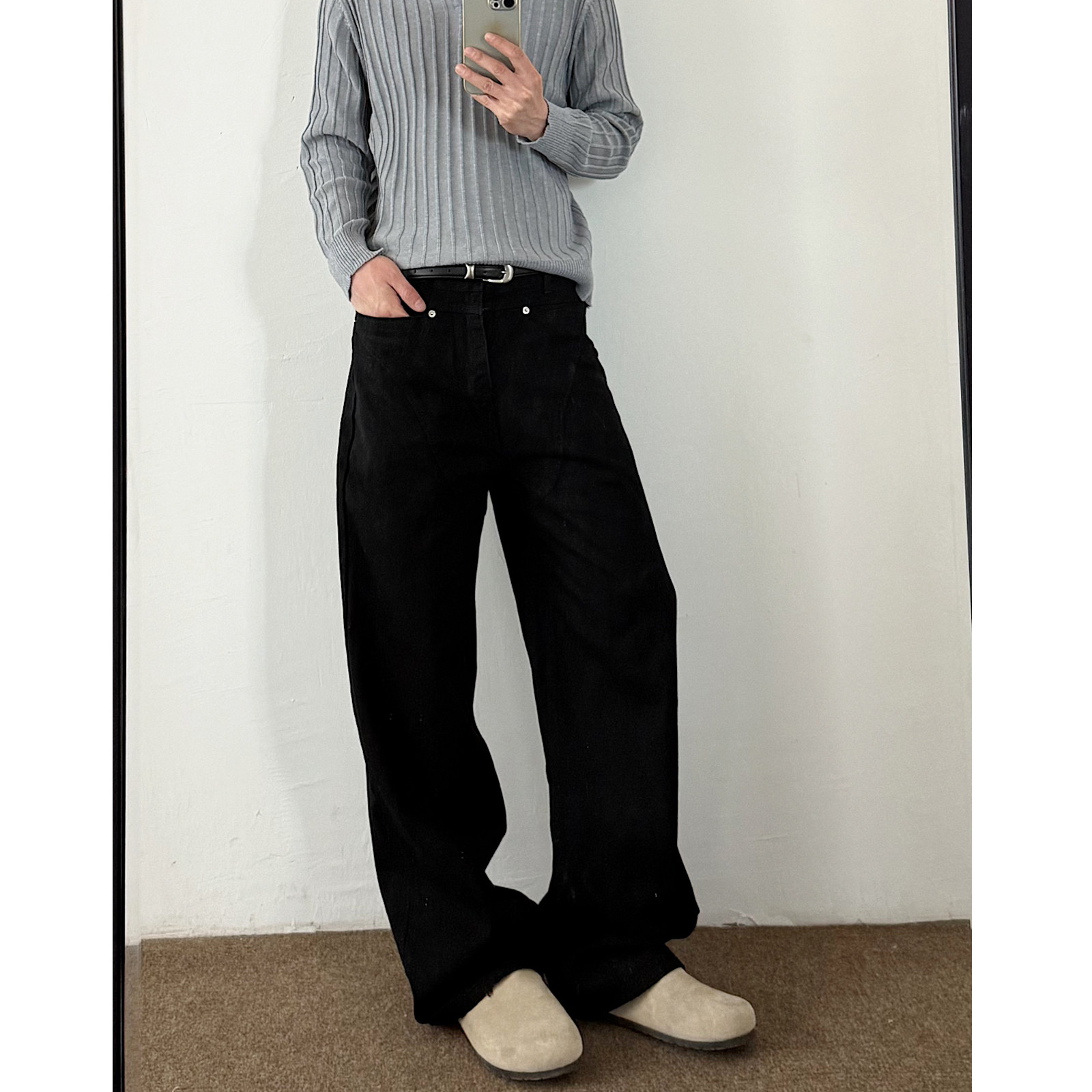 现货春夏白色男女直通牛仔裤8615p48,男装牛仔裤,星座517-5