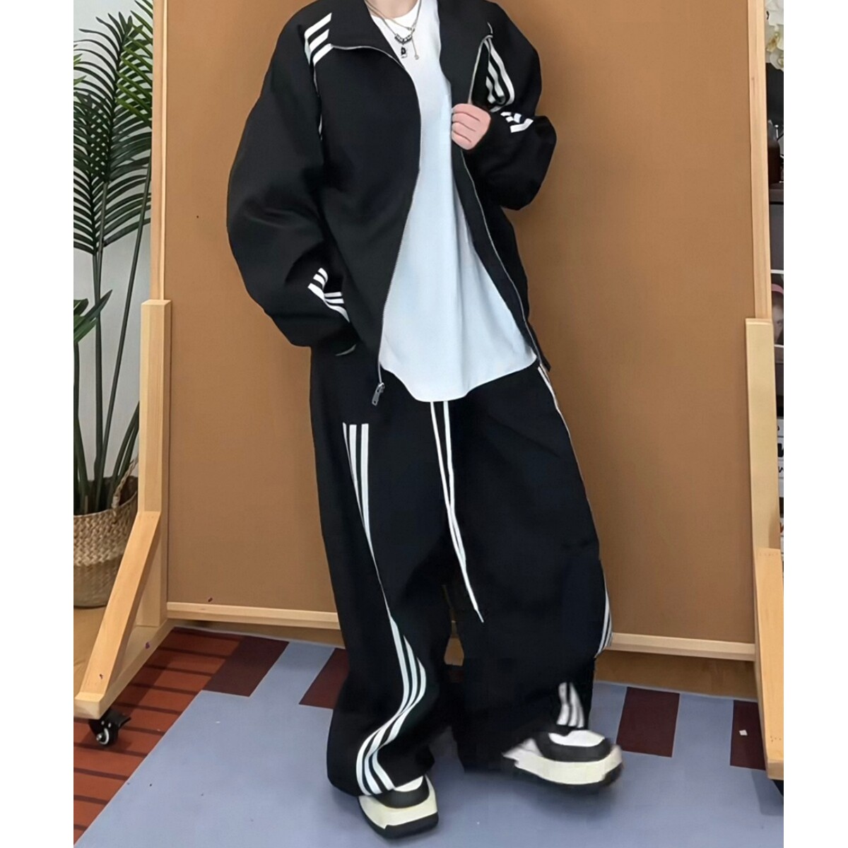 现货男女弯刀休闲裤8687p45,男装休闲裤,星座517-5