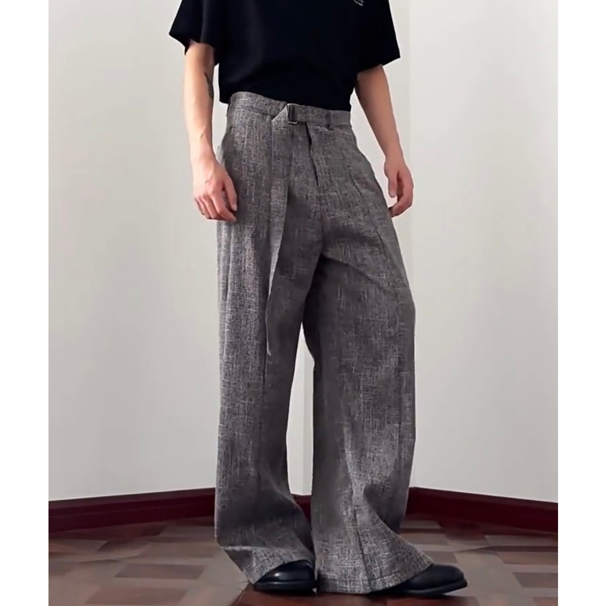 现货春季竹节纹西裤老钱8024p48，男装西裤，星座517-5