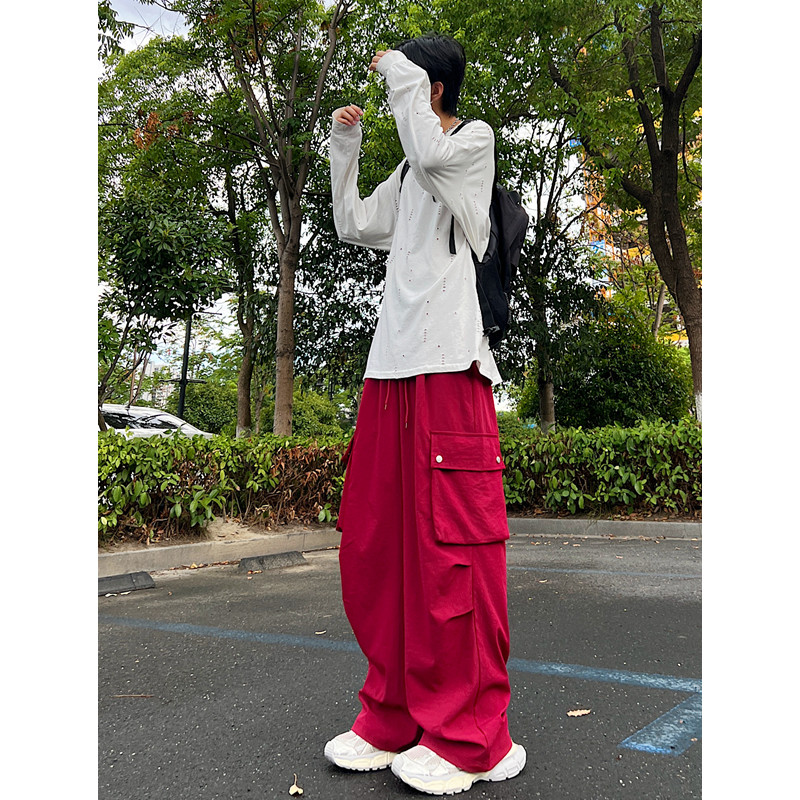 秋季男女拖地工装休闲裤6686P45,男装工装外套,星座517-5