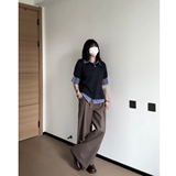 现货男女老钱风西裤6031P52，男装西裤，星座517-5