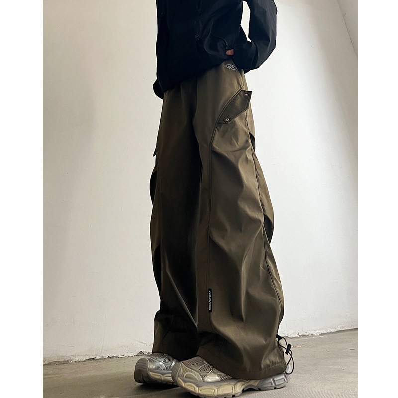 秋冬男女宽松伞兵工装休闲裤加绒6067P48加绒P58,男装休闲裤,星座517-5