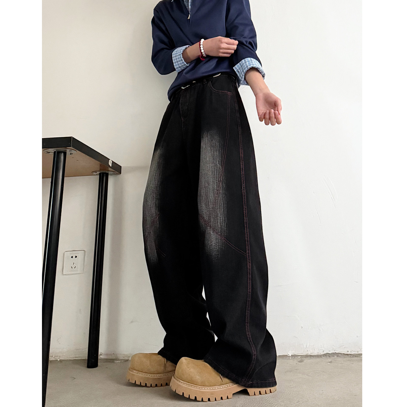 现货哈苏线直通牛仔裤8106P55,男装牛仔裤,星座517-5