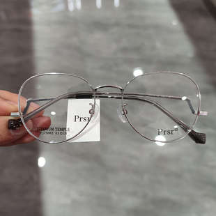 新款帕莎Prsr眼镜框PJ75062时尚金属女近视全框可配镜片防蓝光
