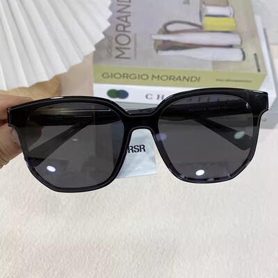 帕莎眼镜2024新款男女防紫外线黑