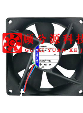 全新原装德国进口 3414NHH DC24V 3.2W2线变频器散热风扇