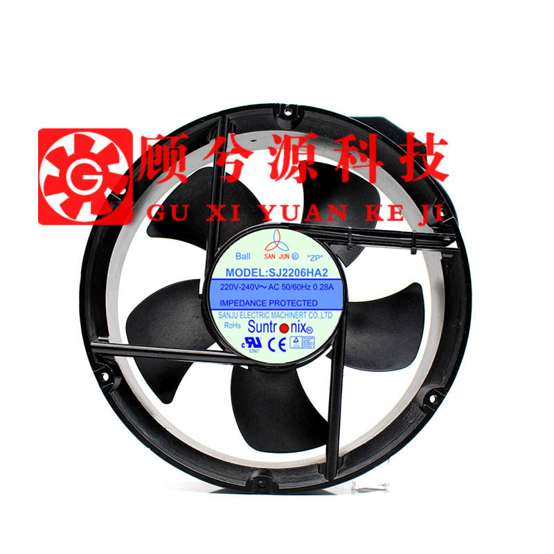 全新三巨SJ2206HA2 HA3 110V方形SJ20060HA1  耐高温轴流风扇风机