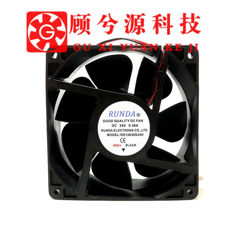 全新原装RUNDA   RD12038B/S24H 12038 24V0.36A  电焊机散热风扇