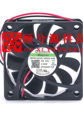 建准 SUNON 6015 24V 2.04W MF60152VX-1000U-A99 变频器散热风扇