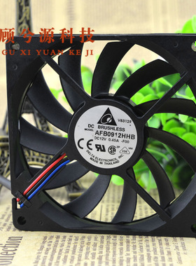 DELTA 台达 9015 9cm DC12V 0.45A -F00 AFB0912HHB 散热风扇