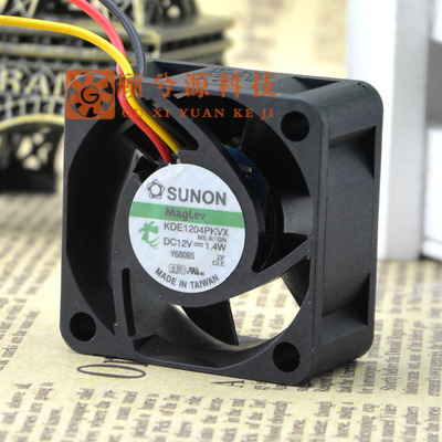 原装全新建准 SUNON 4厘米 4020 磁浮静音风扇 1.4W KDE1204PKVX