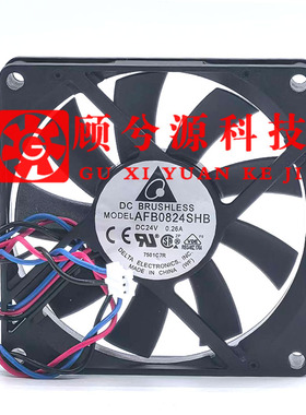 正品台达 AFB0824SHB 8015 24V 0.26A 8CM/厘米双滚珠变频器风扇