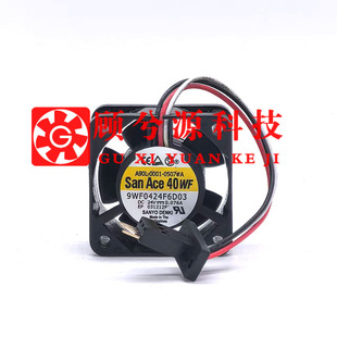 Sanyo/三洋全新原装正品9WF0424F6D03 DC24V 0.076A 4020散热风扇