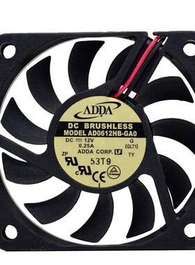 ADDA全新协喜原装 6CM 6010 12V 0.25A AD0612HB-GA0静音散热风扇