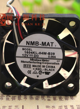 原装NMB1604KL-04W-B39  4010 12V0.09A  安川伺服驱动器散热风扇
