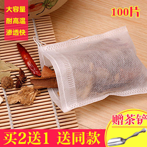 10*15茶叶包茶包袋一次性过滤煲汤卤料煎药包中药袋纱布袋泡茶袋