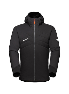 MAMMUT猛犸象 Rime Light男轻薄抓绒连帽棉服透气防风滑雪中层衣