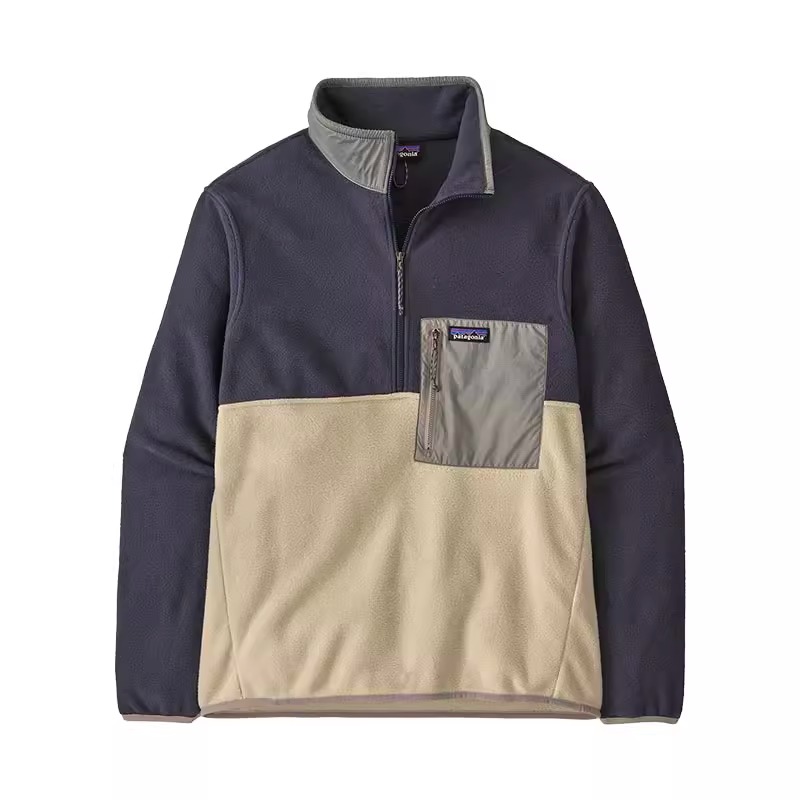 Patagonia巴塔哥尼亚男Microdini 1/2保暖抓绒上衣26200