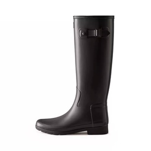 HUNTER女Refined雨鞋露营防水高筒长靴户外防水雨靴
