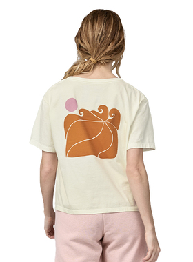 Patagonia巴塔哥尼亚女Sunrise Rollers俏皮百搭休闲短袖T恤37696