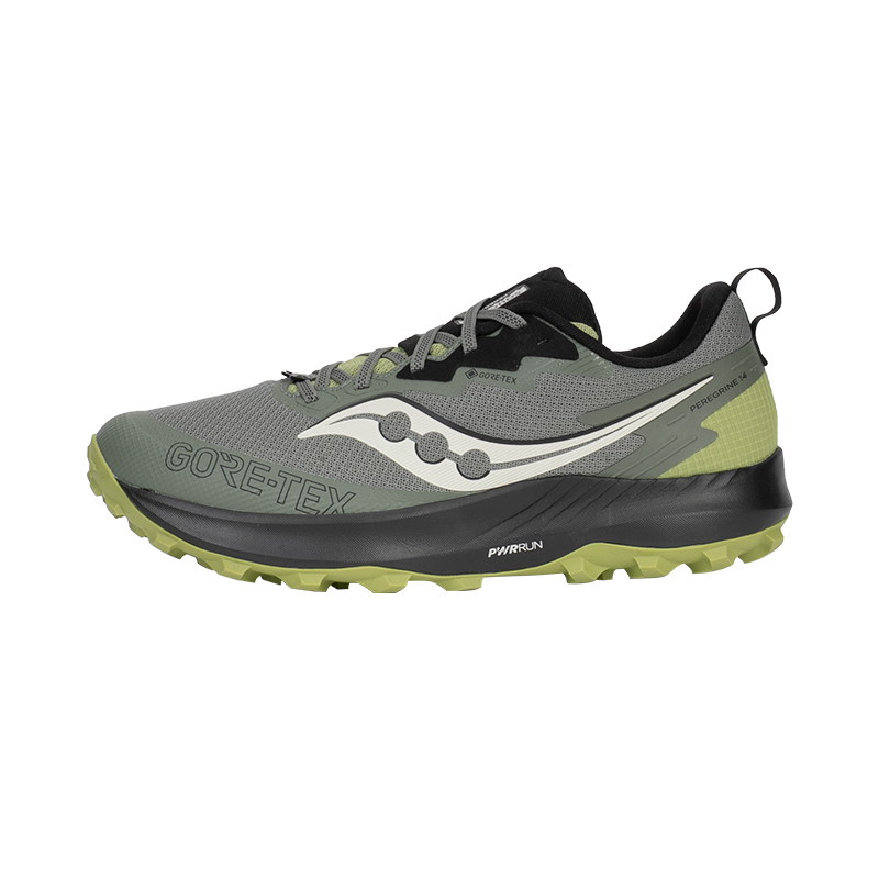 saucony索康尼 PEREGRINE 14 GTX男子户外透气减防水震跑鞋 20918