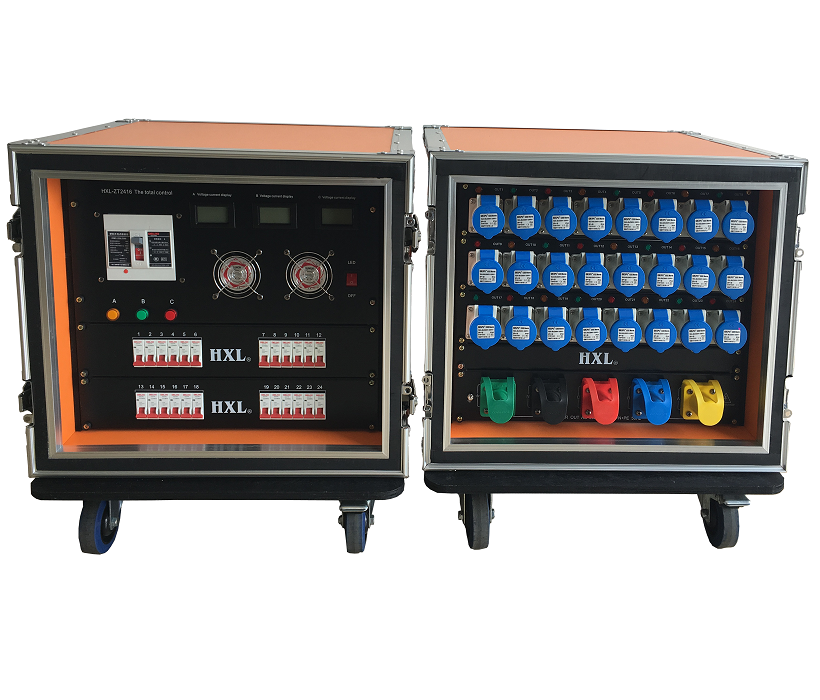 24路电源直通箱 舞台灯光电源箱电源柜数字硅箱直通柜控制