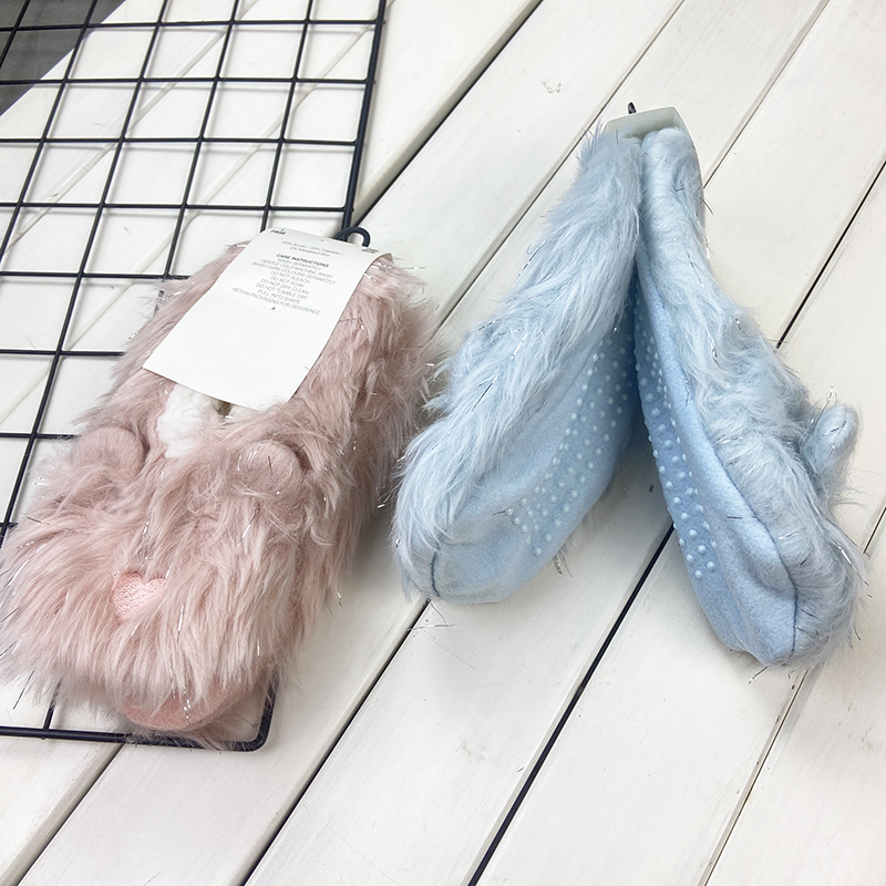 19.99美刀 秋冬季可爱棉拖鞋女保暖室内加绒防滑软底毛毛绒居家鞋