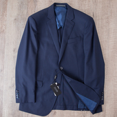 loropian@意大利纯羊毛半里子干爽透气中青年西装 休闲西服上衣男